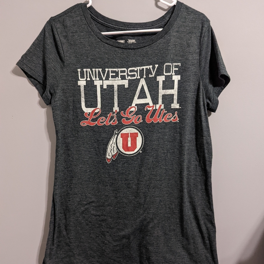 Gray University of Utah Large tshirt
